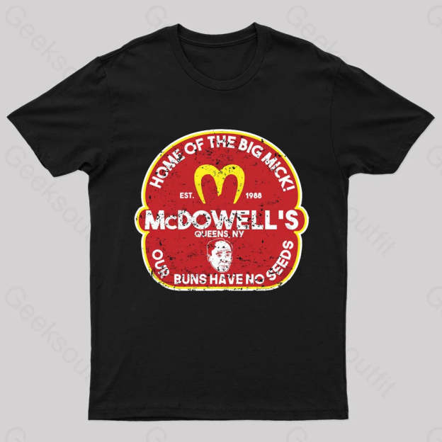 Mcdowell Nerd T-Shirt Black / S
