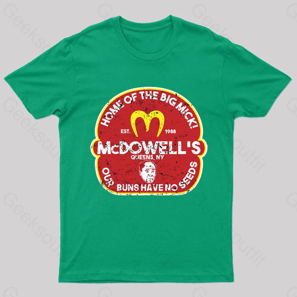 Mcdowell Nerd T-Shirt Green / S