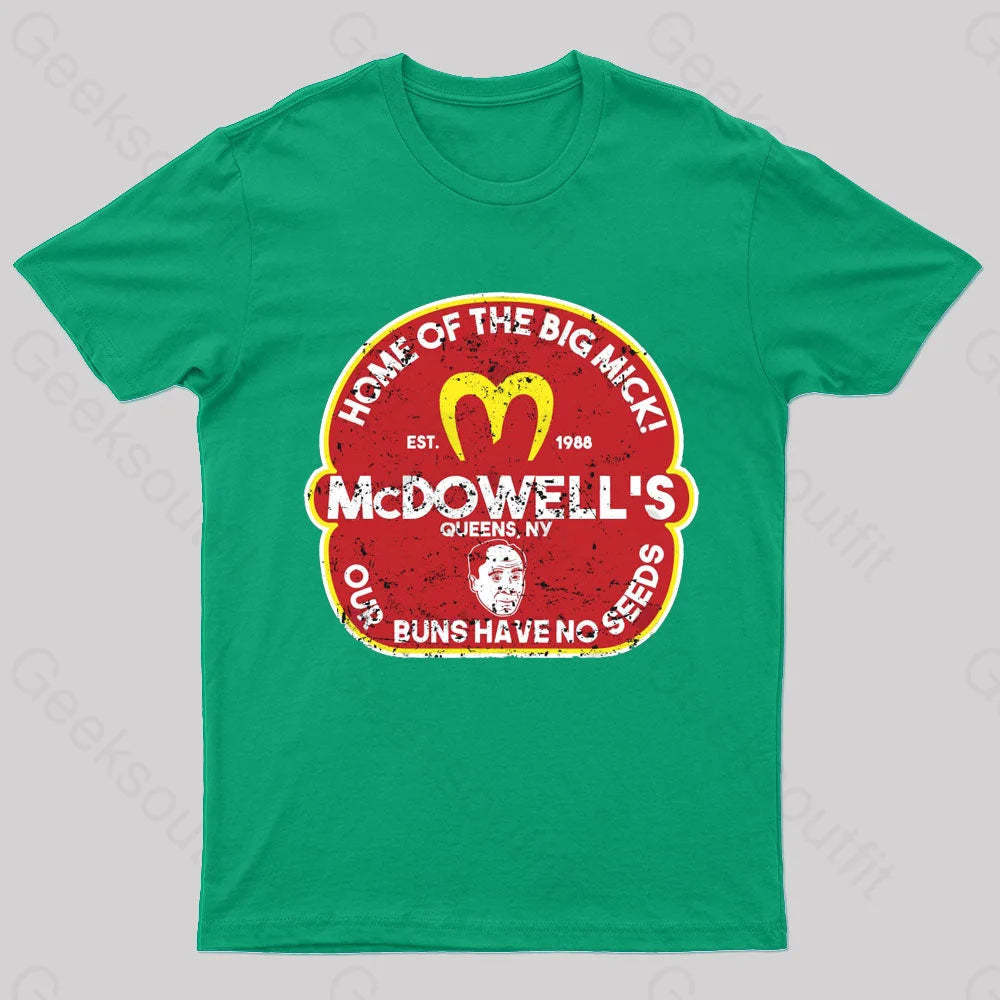 Mcdowell Nerd T-Shirt Green / S