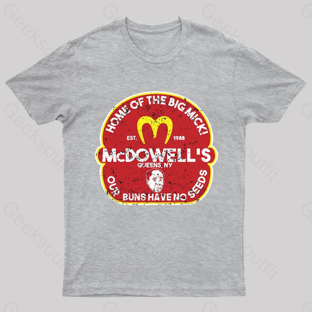 Mcdowell Nerd T-Shirt Grey / S