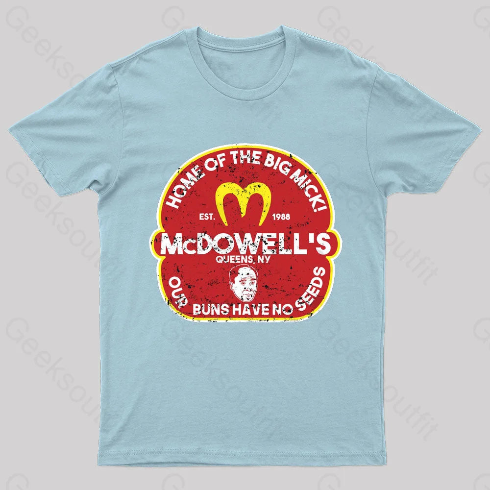 Mcdowell Nerd T-Shirt Light Blue / S