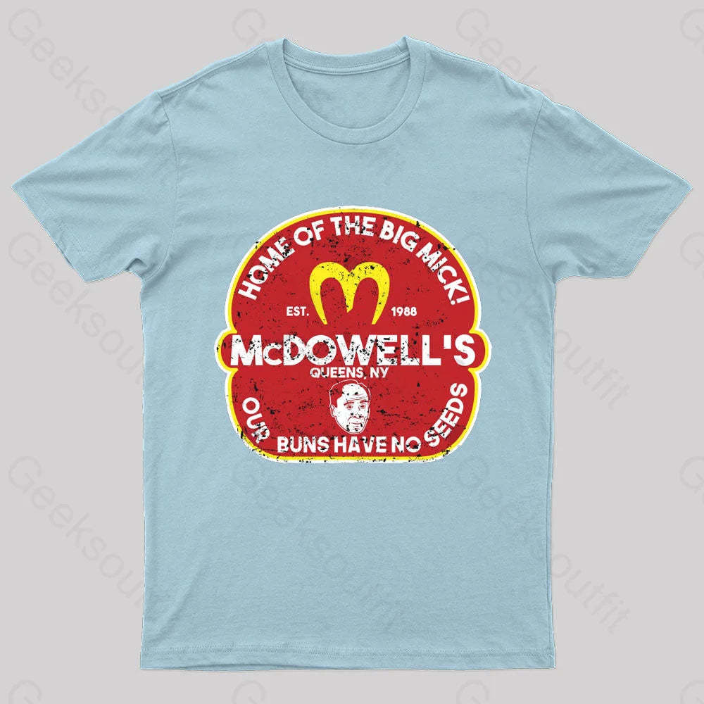 Mcdowell Nerd T-Shirt Light Blue / S