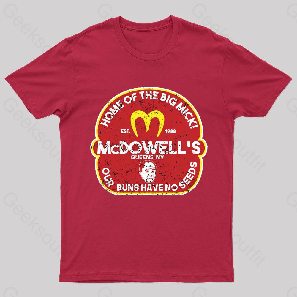 Mcdowell Nerd T-Shirt Red / S