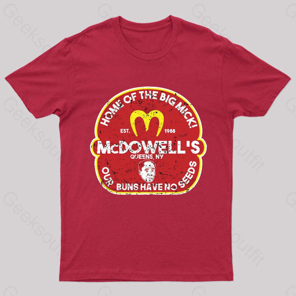 Mcdowell Nerd T-Shirt Red / S