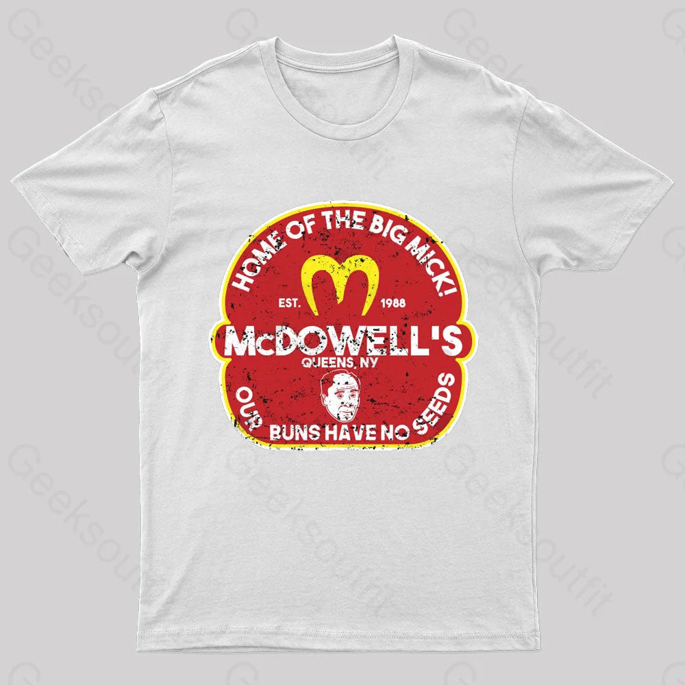 Mcdowell Nerd T-Shirt White / S