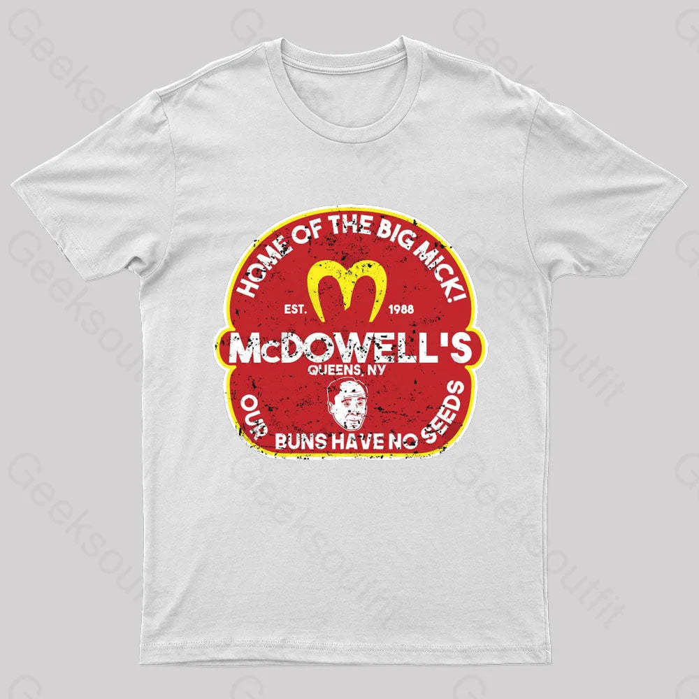 Mcdowell Nerd T-Shirt White / S