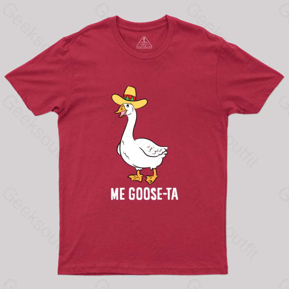 Me Goose Ta T-Shirt Red / S