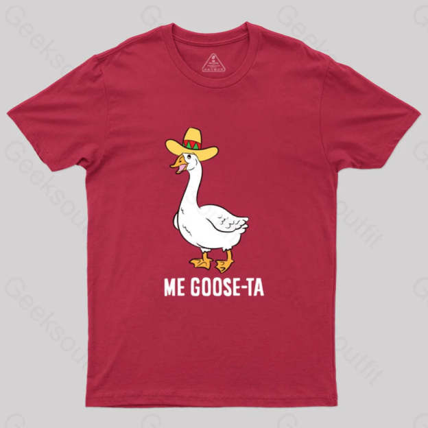 Me Goose Ta T-Shirt Red / S
