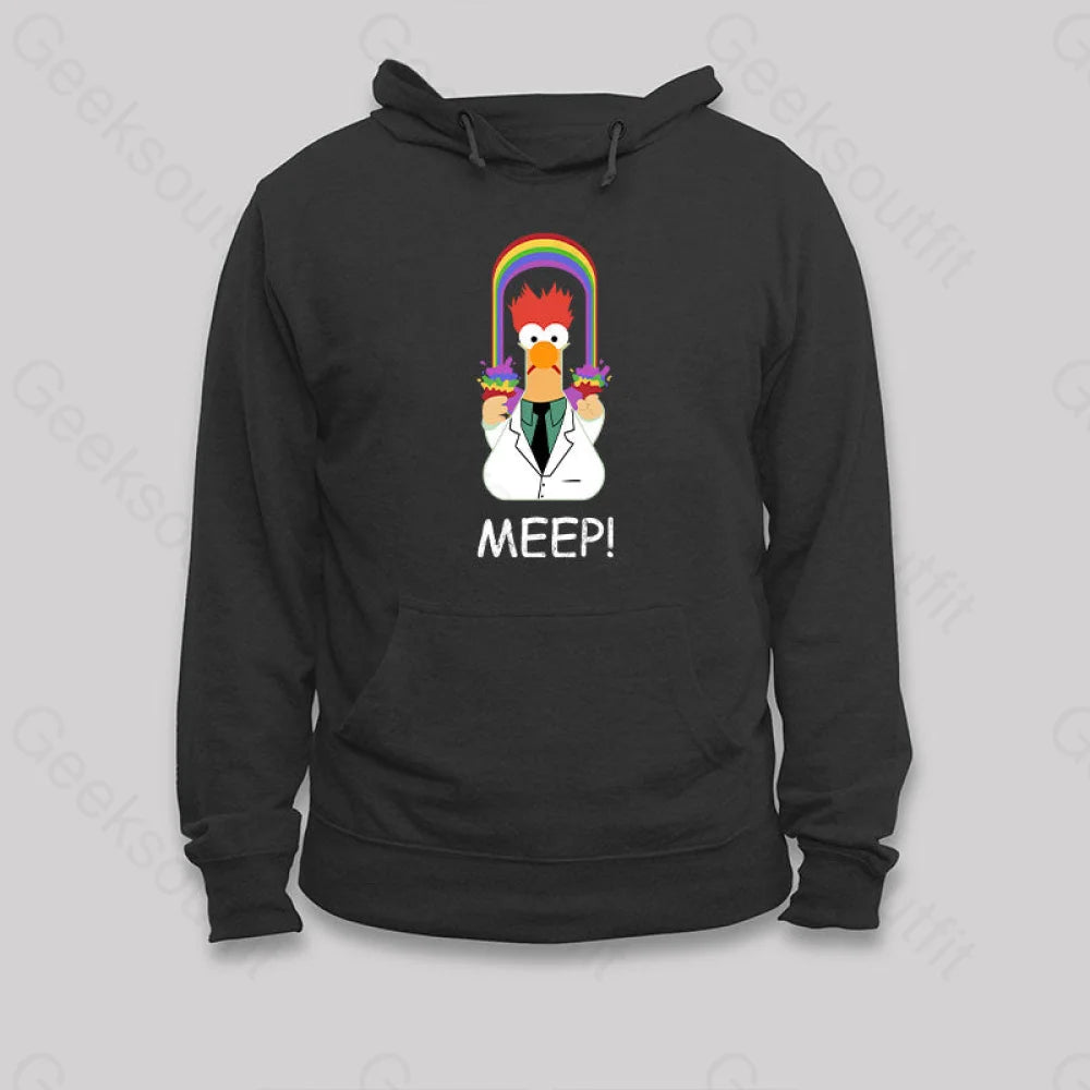 Meep! Hoodie Black / S