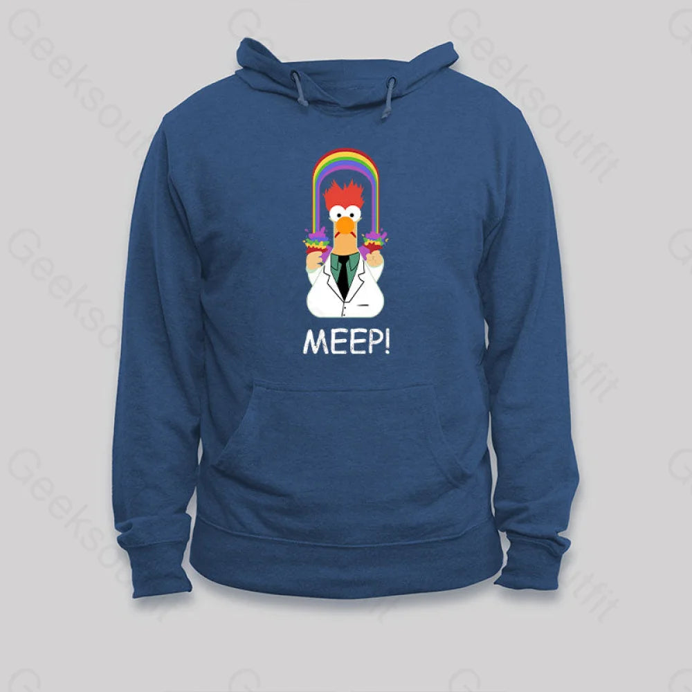 Meep! Hoodie Dark Blue / S