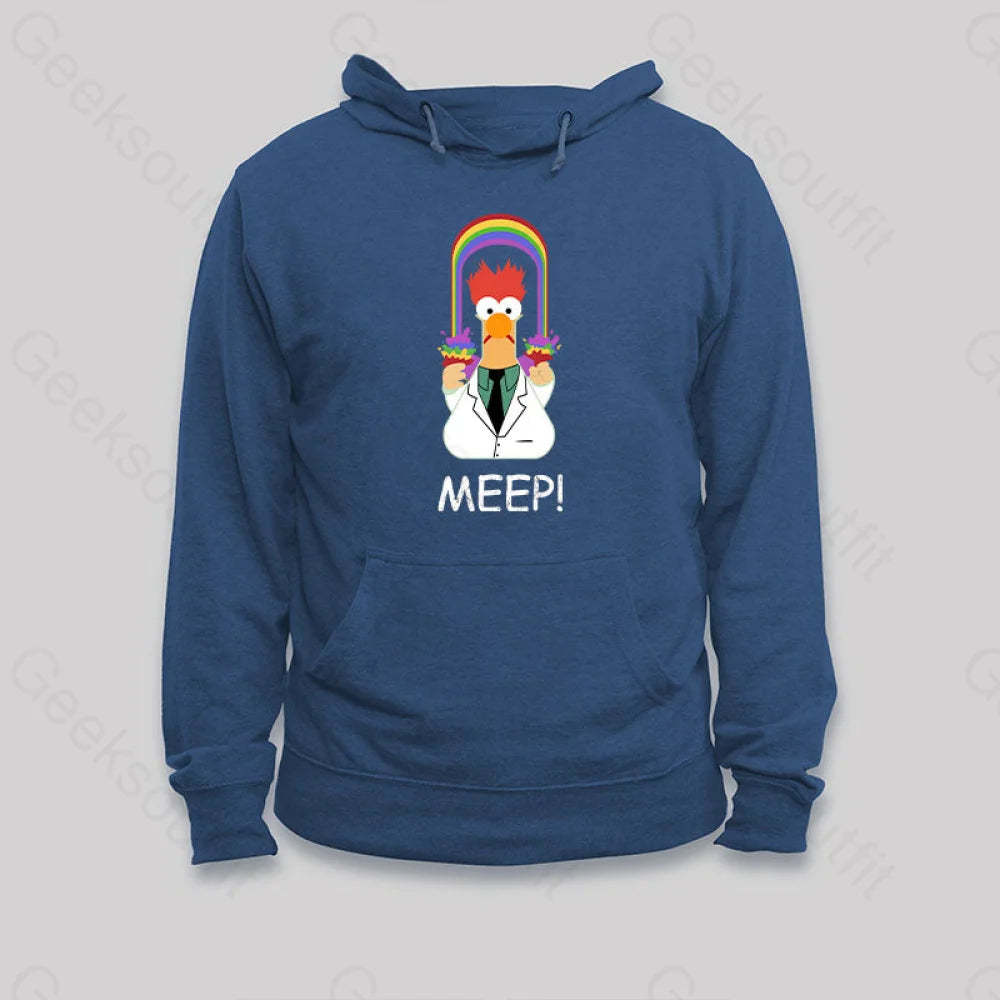 Meep! Hoodie Dark Blue / S