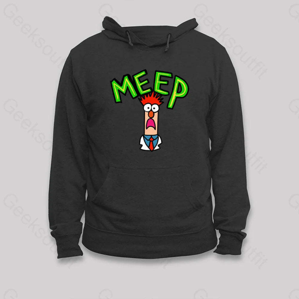 Meep Muppet Beaker Hoodie Black / S