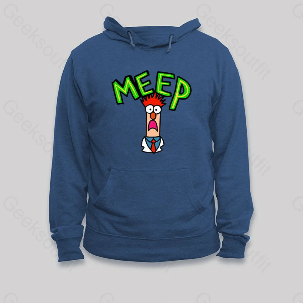 Meep Muppet Beaker Hoodie Dark Blue / S