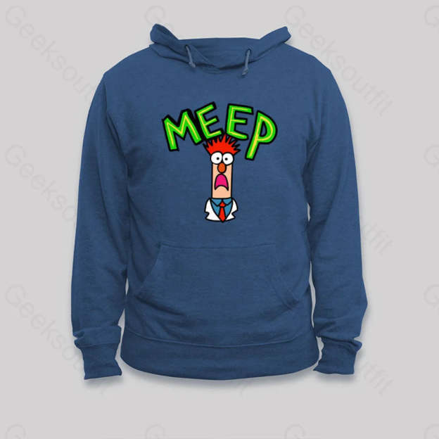 Meep Muppet Beaker Hoodie Dark Blue / S