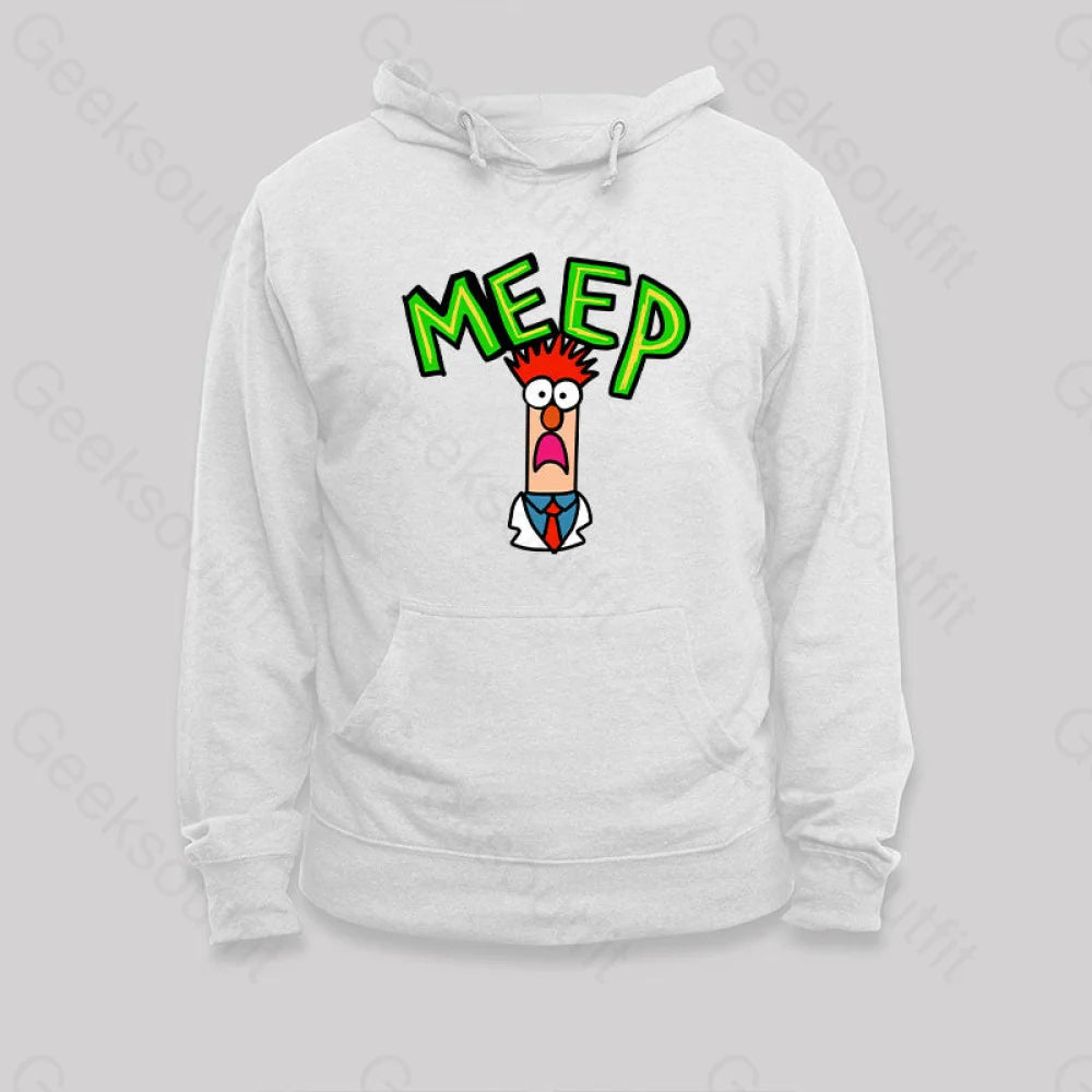 Meep Muppet Beaker Hoodie White / S