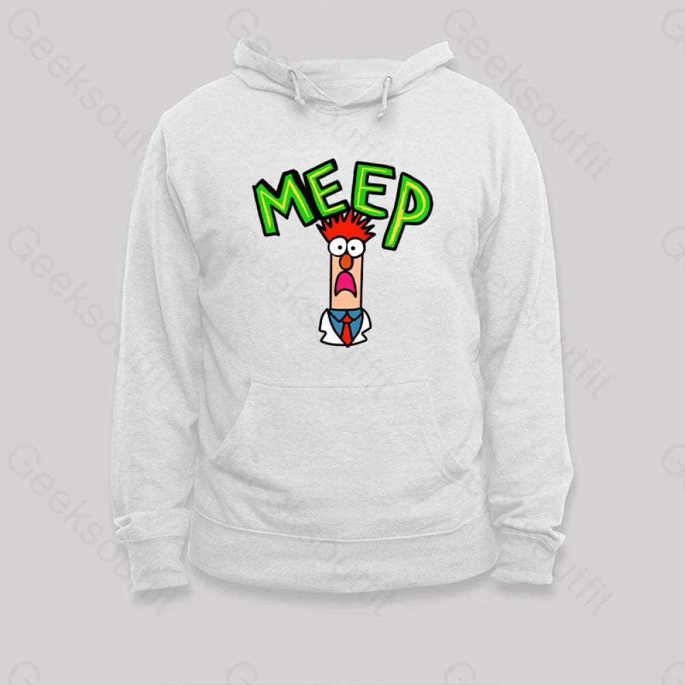 Meep Muppet Beaker Hoodie White / S