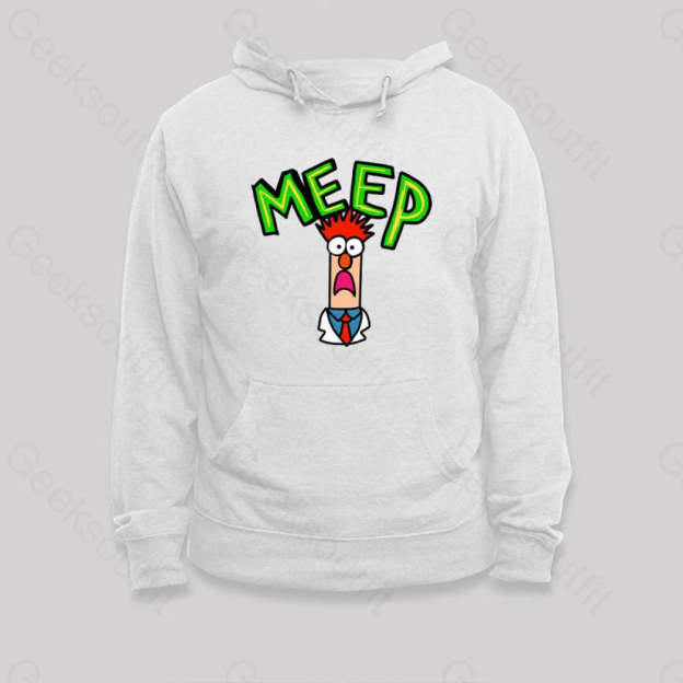 Meep Muppet Beaker Hoodie White / S