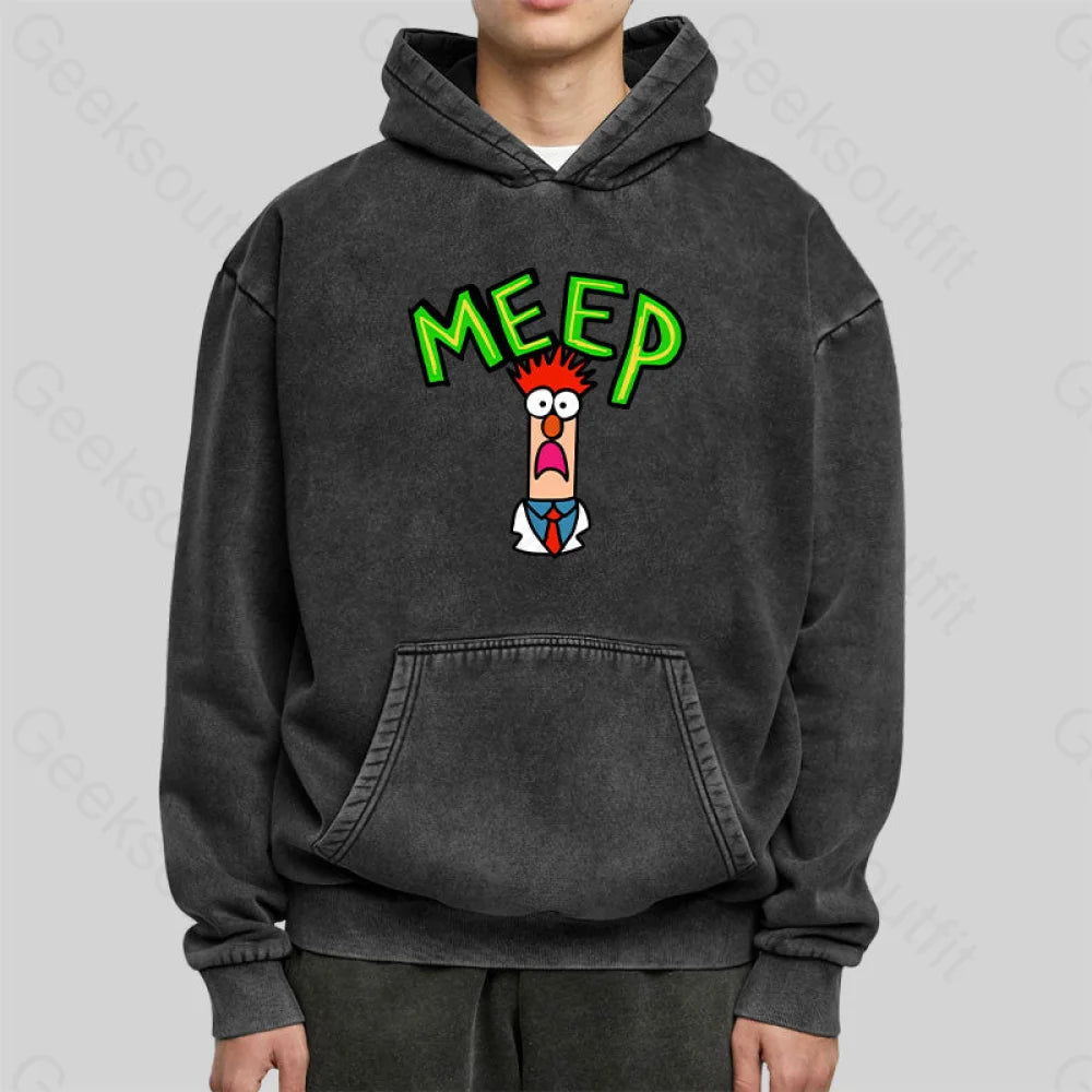 Meep Muppet Beaker Washed Hoodie