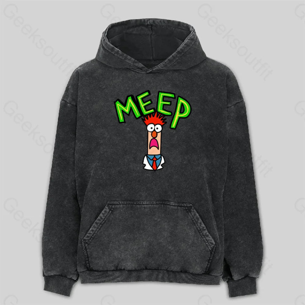 Meep Muppet Beaker Washed Hoodie M