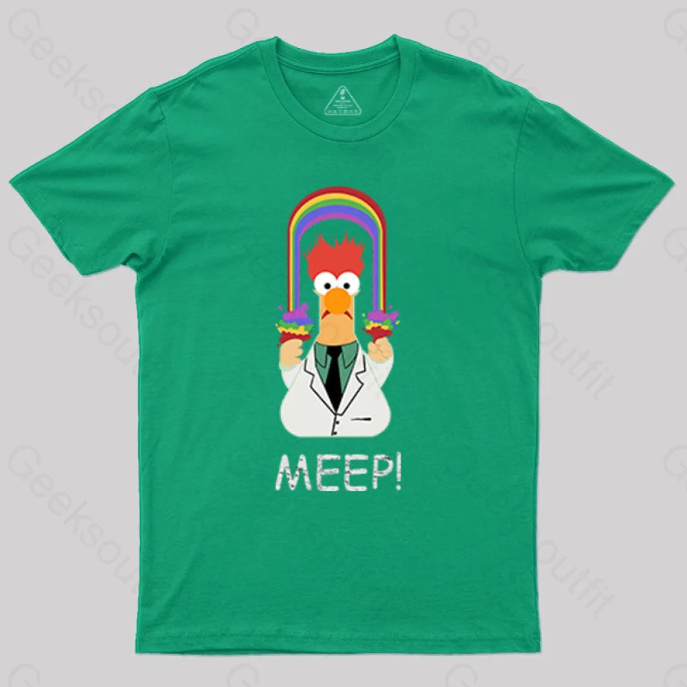 Meep! T-Shirt Green / S Yc