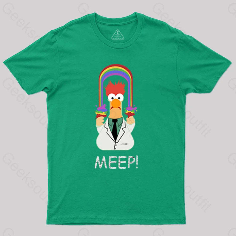 Meep! T-Shirt Green / S Yc