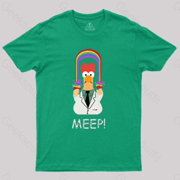 Meep! T-Shirt Green / S Yc