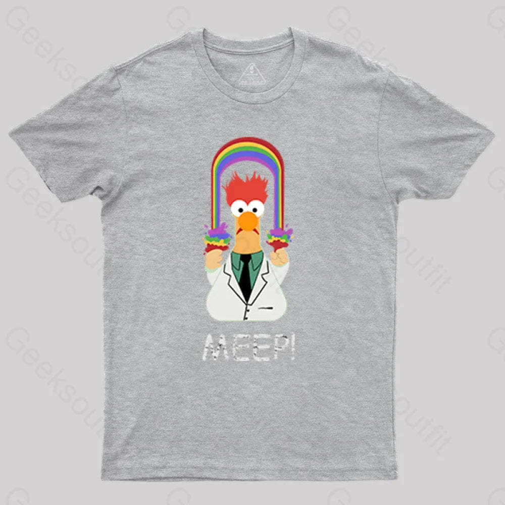 Meep! T-Shirt Grey / S Yc
