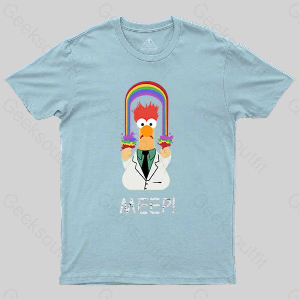 Meep! T-Shirt Light Blue / S Yc