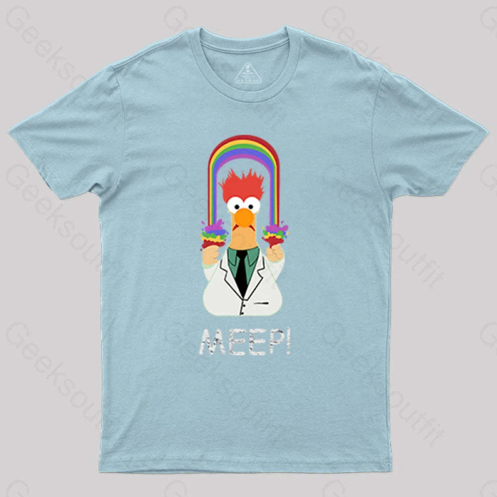 Meep! T-Shirt Light Blue / S Yc