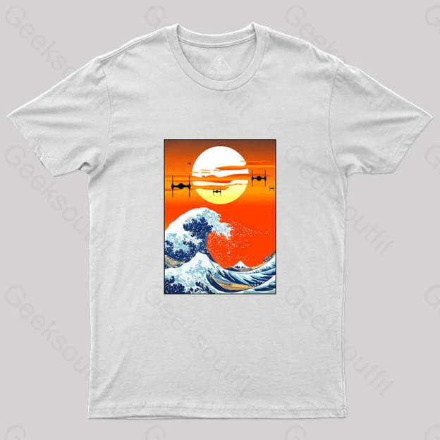 Meets Hokusai T-Shirt White / S