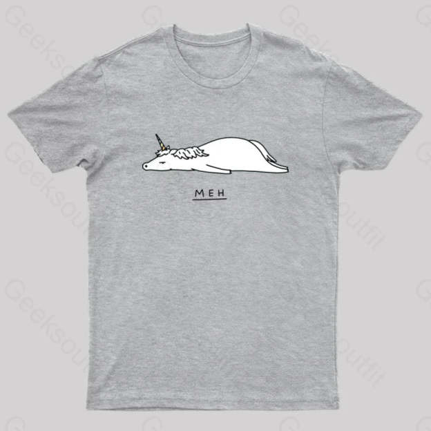 Meh Nerd T-Shirt Grey / S