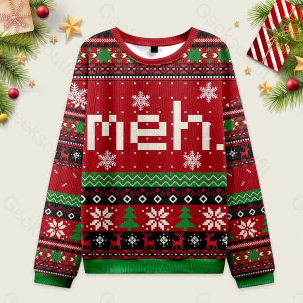Meh Ugly Christmas Sweater Men??s Style-S