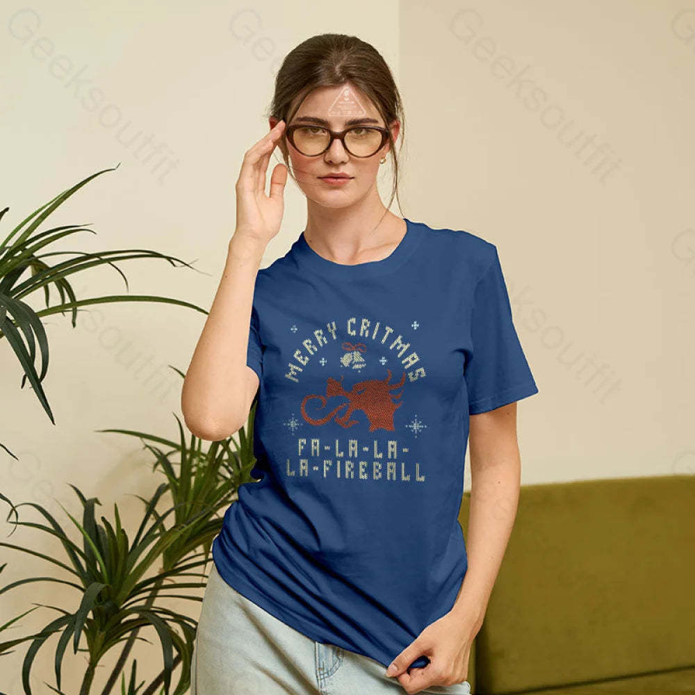 Merry Critmas Fireball T-Shirt