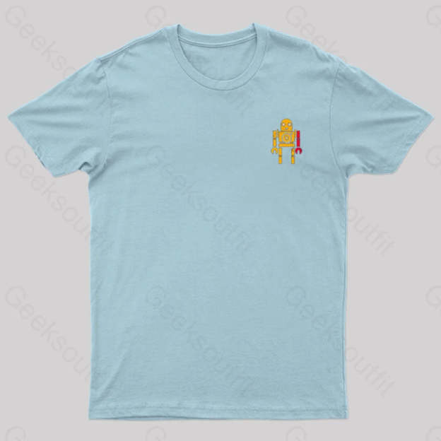 Metal Legends Series 01 Geek T-Shirt Light Blue / S
