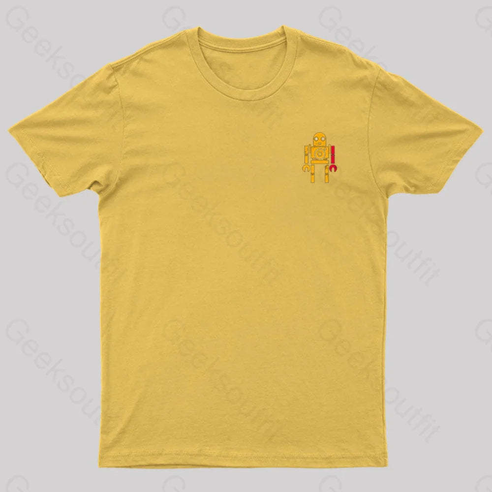 Metal Legends Series 01 Geek T-Shirt Yellow / S