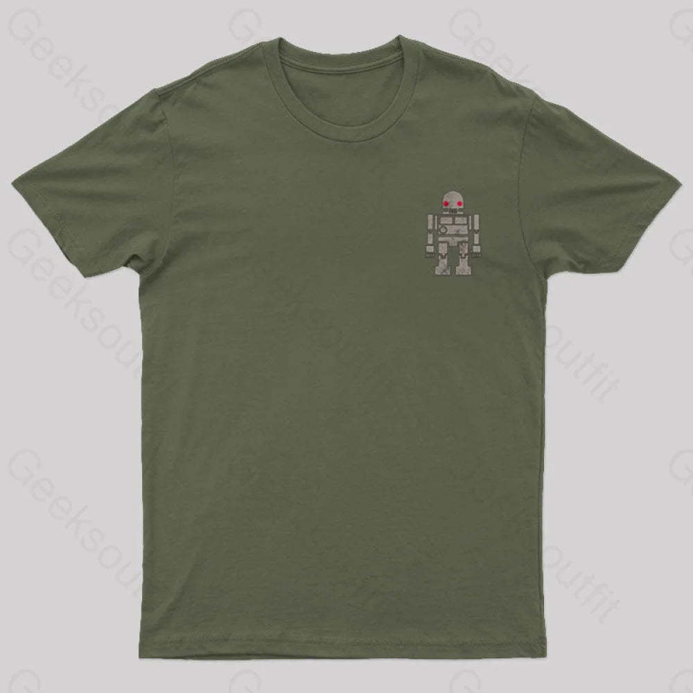 Metal Legends Series 13 Geek T-Shirt Army Green / S