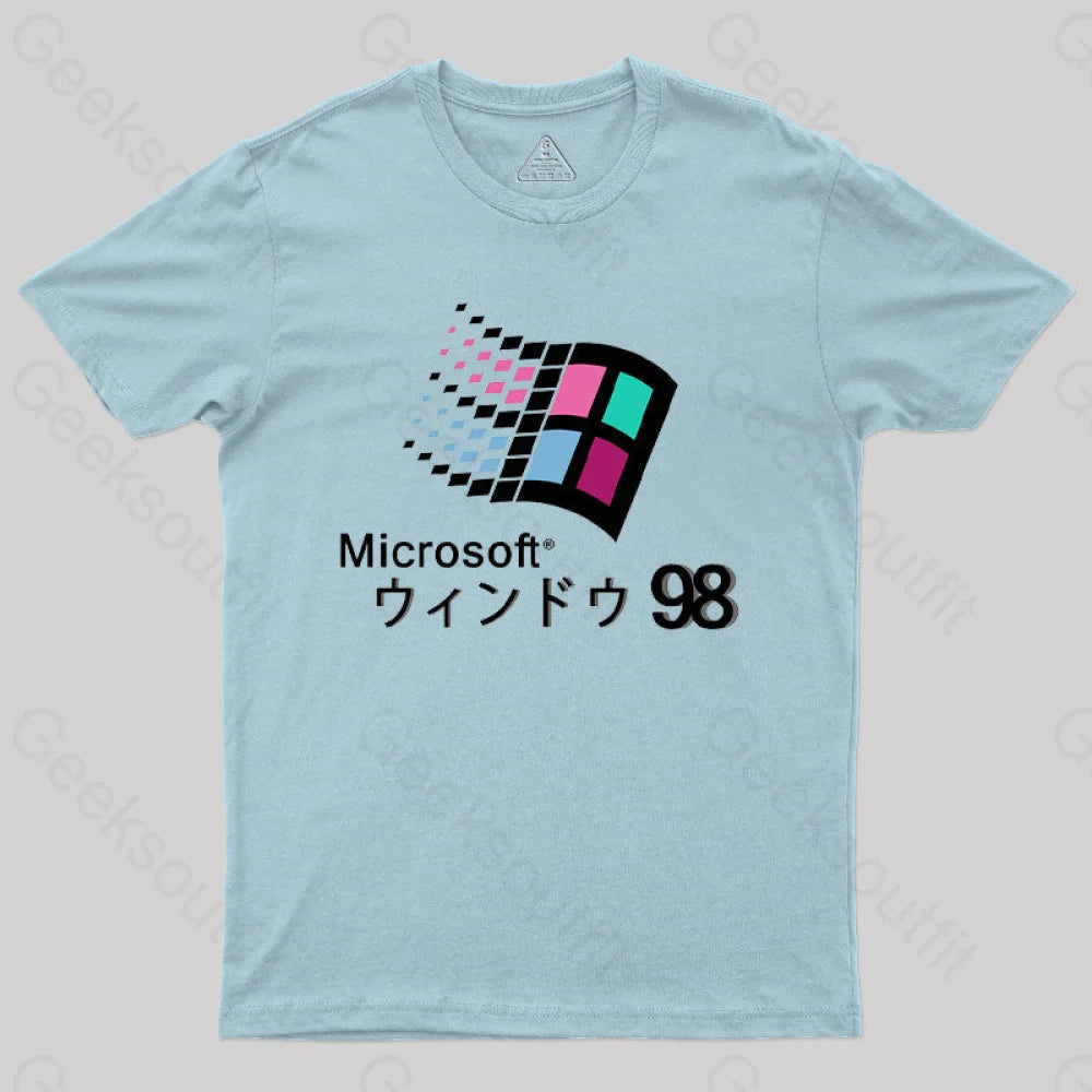Geeksoutfit Microsoft Windows 98 Vaporwave T-Shirt for Sale