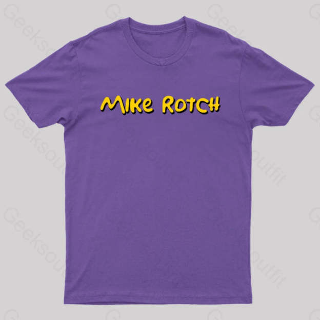 Mike Rotch Nerd T-Shirt Purple / S
