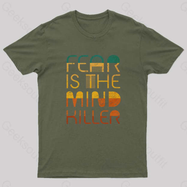 Mind Killer Geek T-Shirt Army Green / S