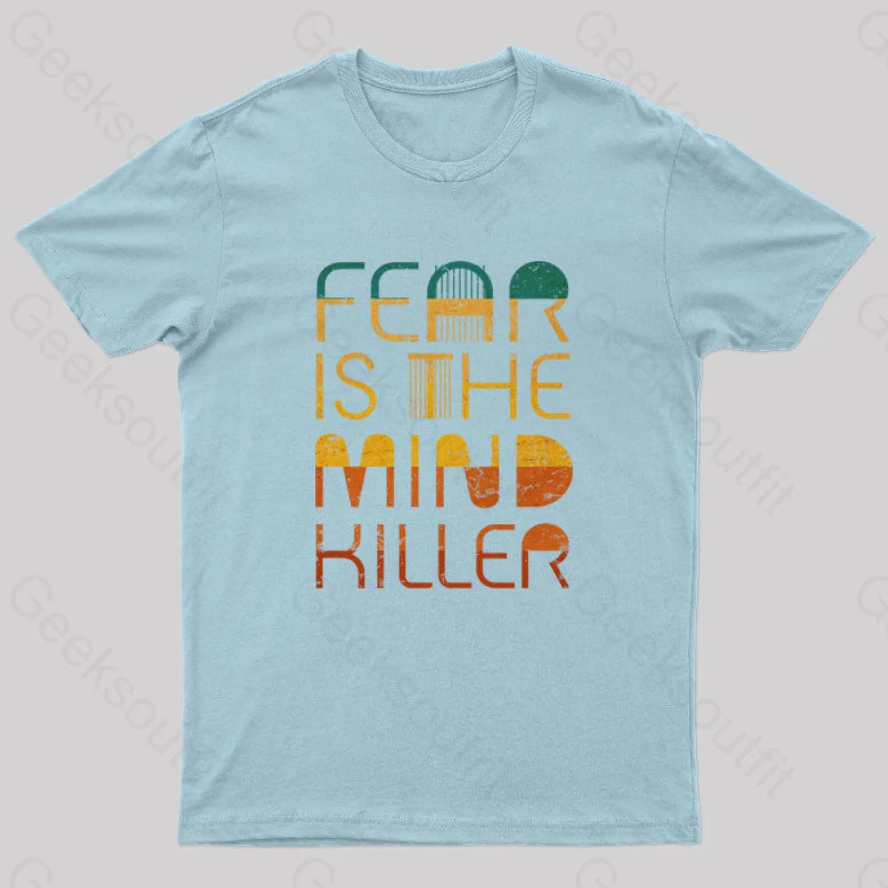 Mind Killer Geek T-Shirt Light Blue / S