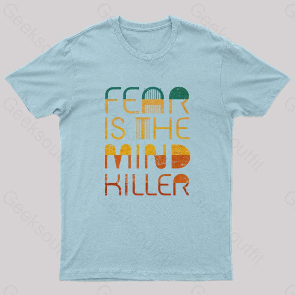 Mind Killer Geek T-Shirt Light Blue / S