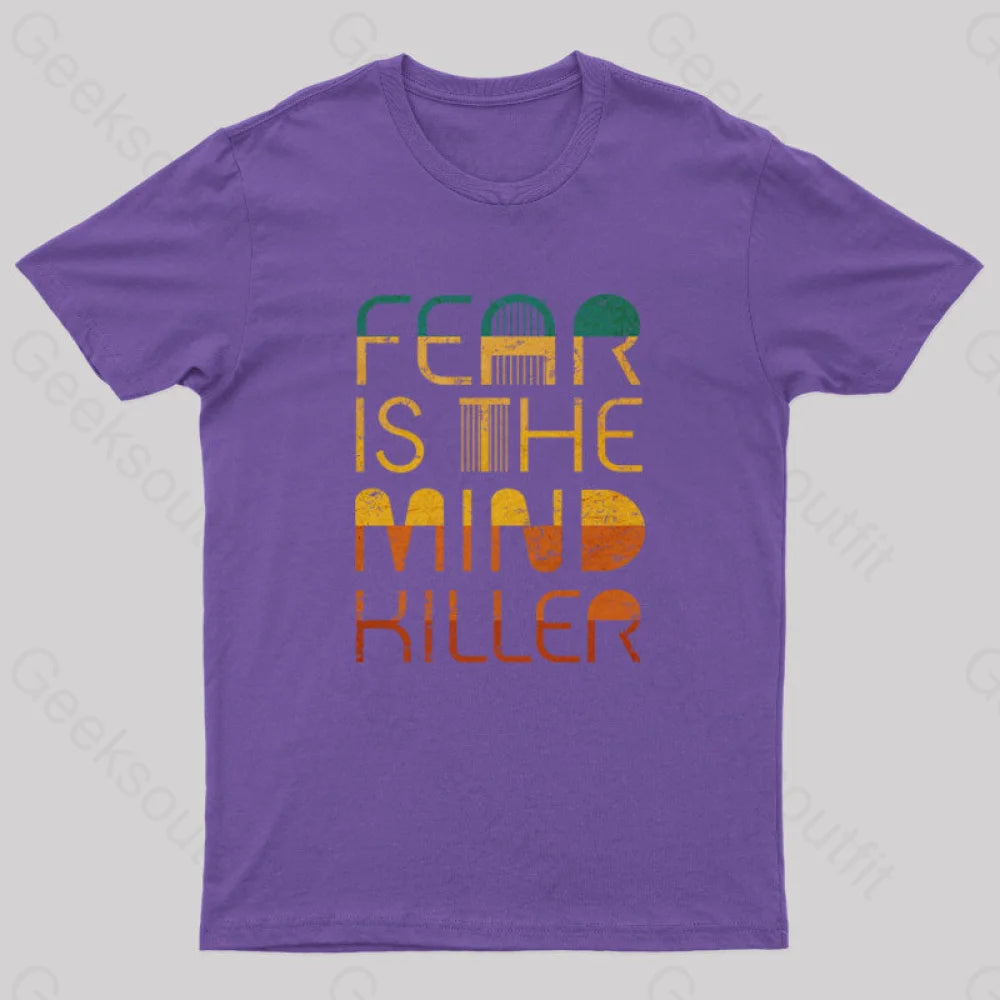 Mind Killer Geek T-Shirt Purple / S