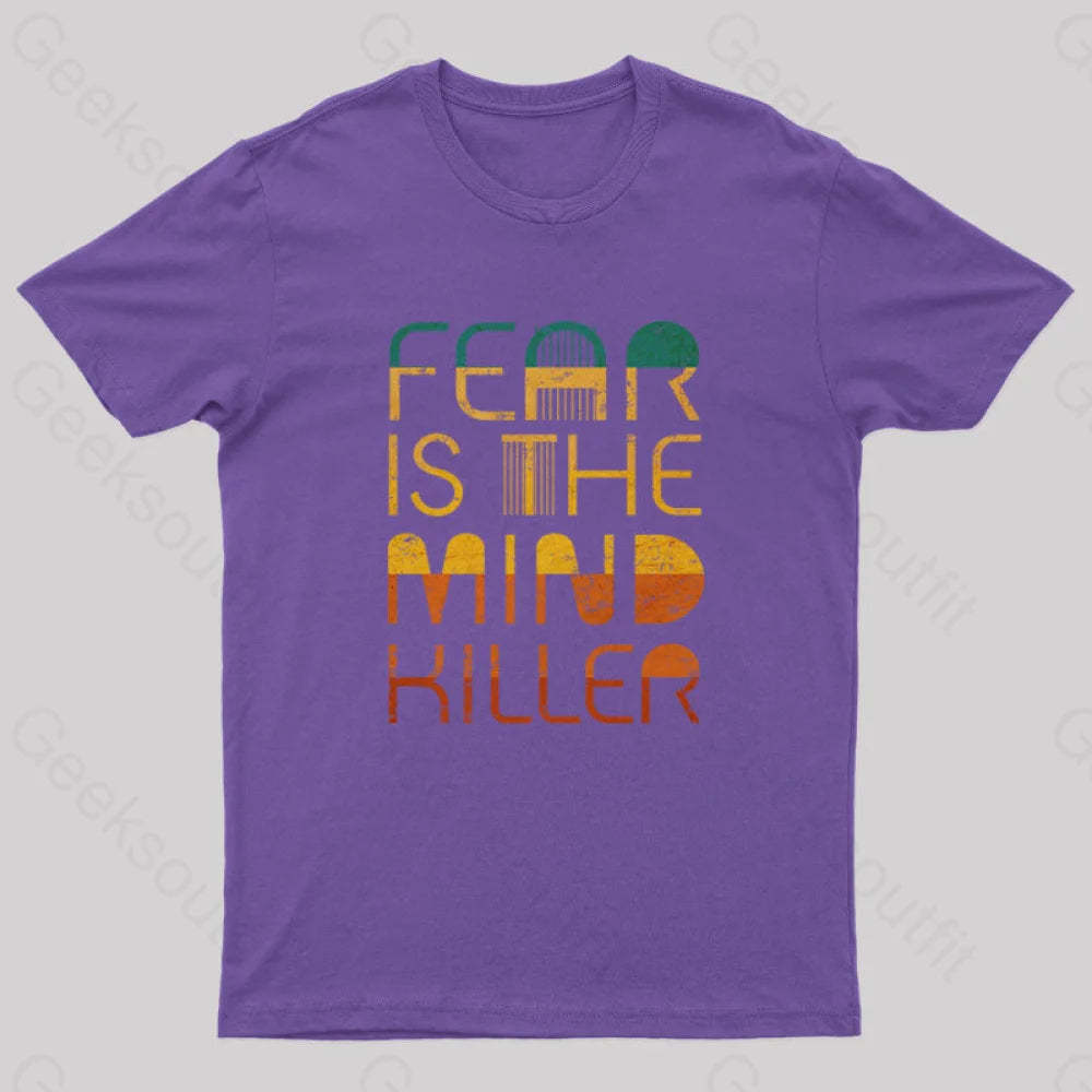 Mind Killer Geek T-Shirt Purple / S