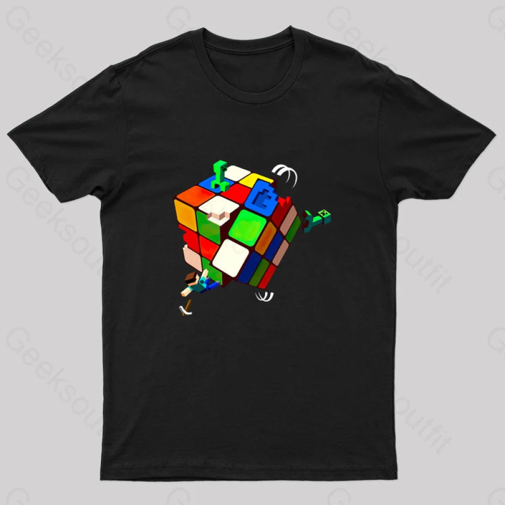 Minerubik T-Shirt Black / S