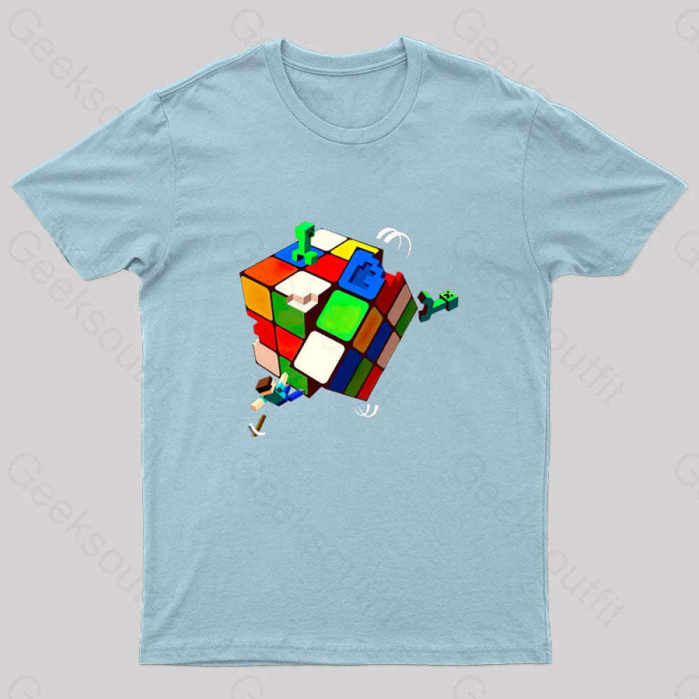 Minerubik T-Shirt Light Blue / S