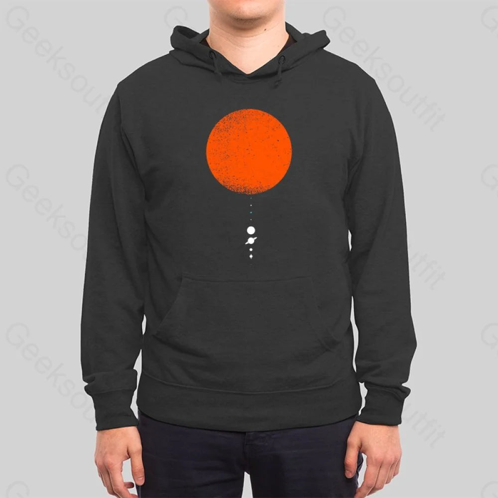 Minimal Solar System Hoodie - Geeksoutfit