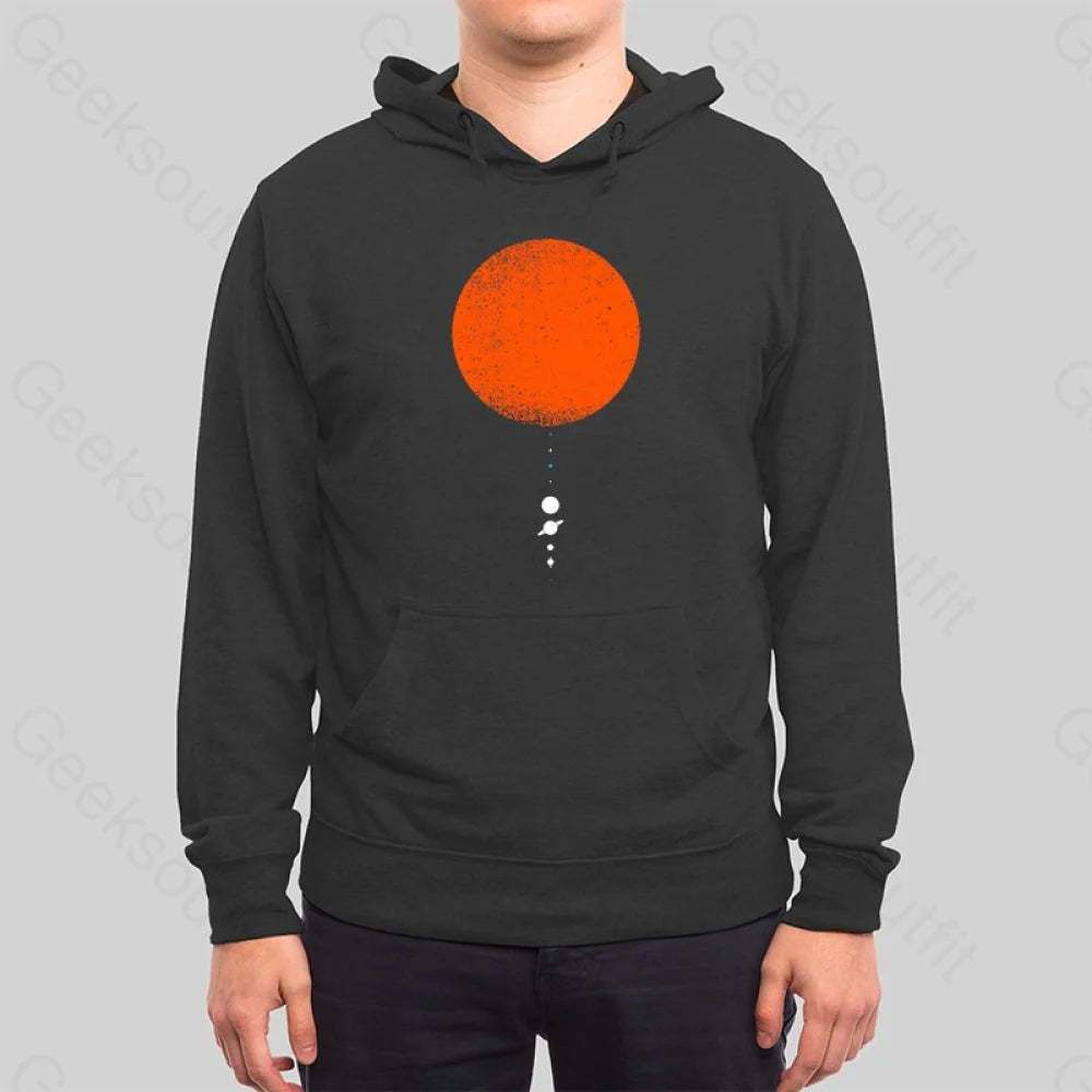 Minimal Solar System Hoodie - Geeksoutfit