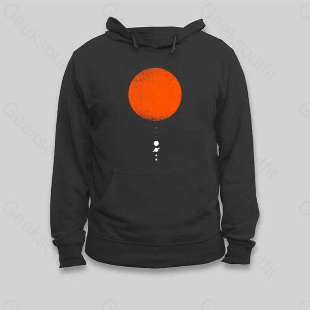 Minimal Solar System Hoodie - Geeksoutfit