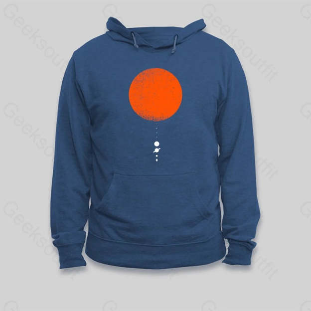 Minimal Solar System Hoodie - Geeksoutfit