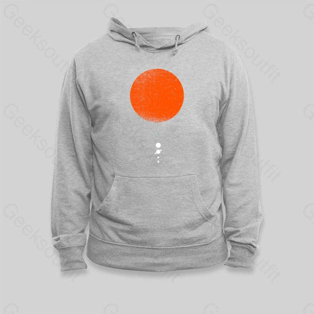 Minimal Solar System Hoodie - Geeksoutfit